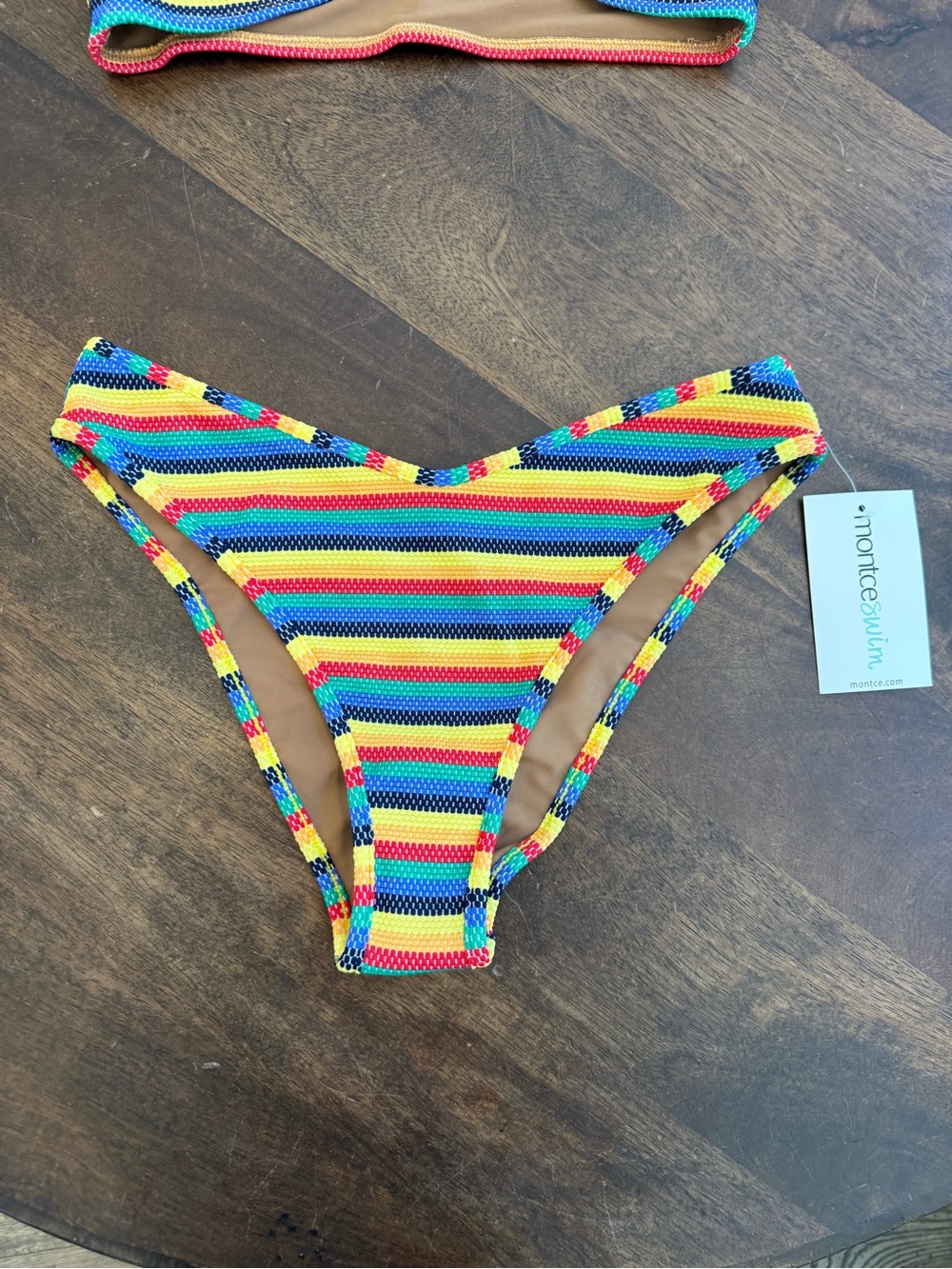 Montce Caribbean Stripe LuLu Bikini Bottom